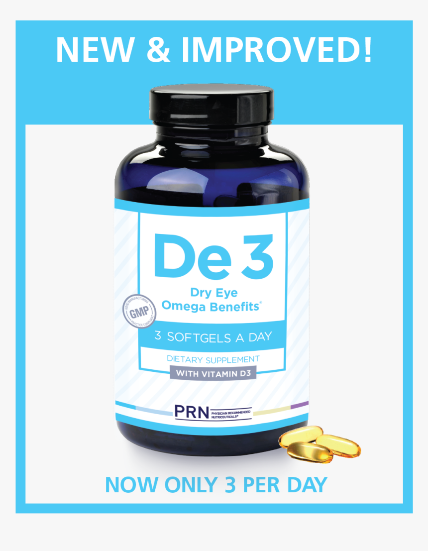 De Dry Eye Omega Benefits, HD Png Download