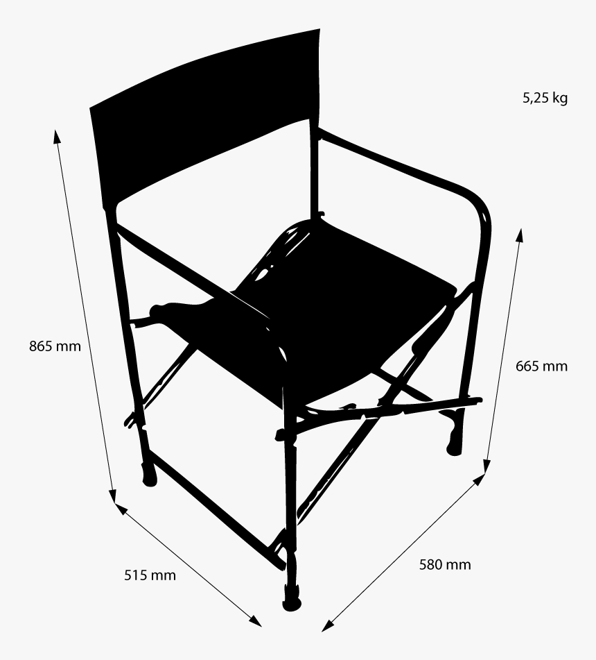 Director S Chair Dimensions Director Chair Dimensions, HD Png