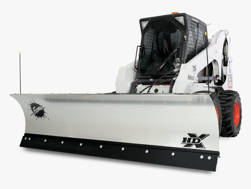 Skid Steer Back Of Plow - Skid Steer Snow Blade, HD Png Download