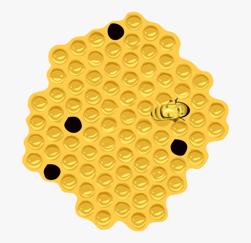 Material,metal,yellow - Honeycomb Clipart, HD Png Download
