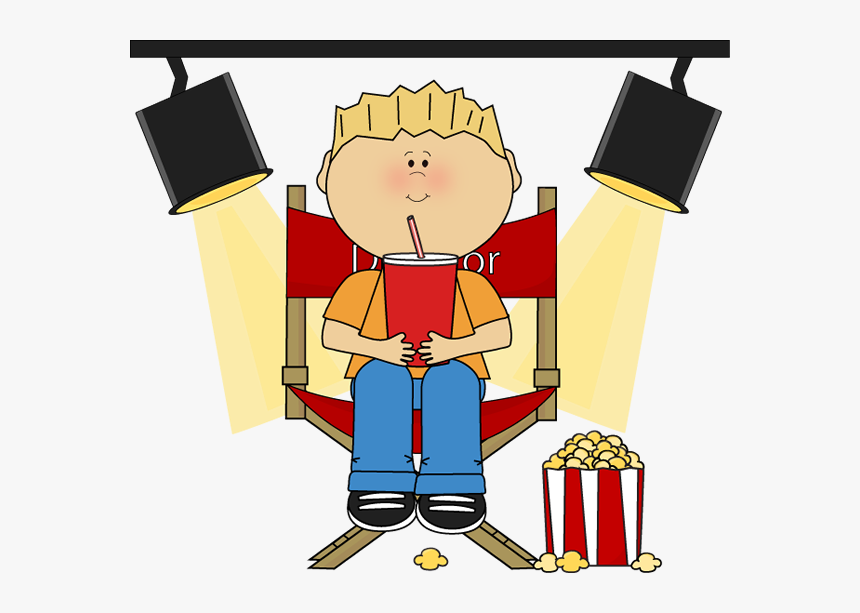 Boy Sitting In Directors Chair - Directors Chair Clipart, HD Png Download