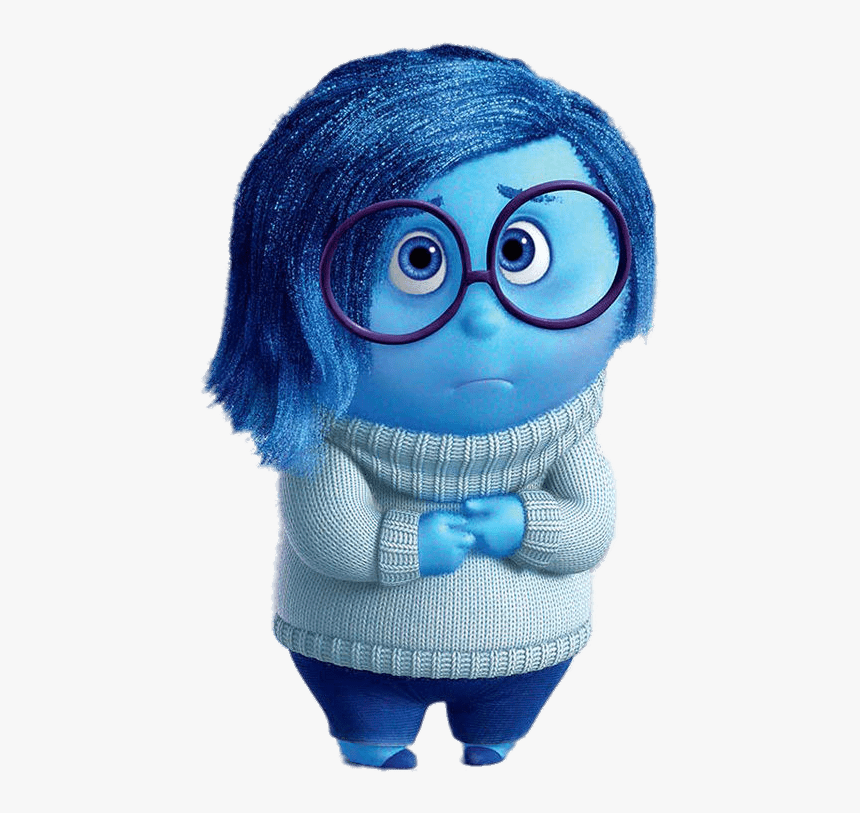 Tristeza Manos Apretadas - Sadness Inside Out Characters, HD Png Download