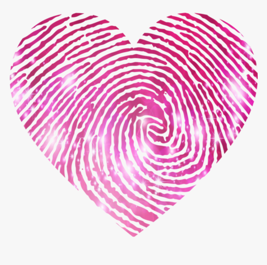 #heart #corazon #fingerprint #huella #digital #pink - Good Night Flower Gif, HD Png Download