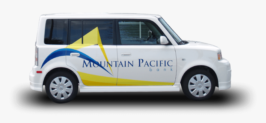 The Mountain Pacific Bank Mobile Banking Car - Mini E, HD Png Download