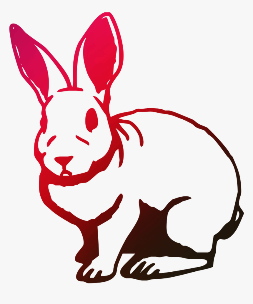 Dingbat Font Domestic Hare Rabbit Free Download Png - Domestic Rabbit, Transparent Png