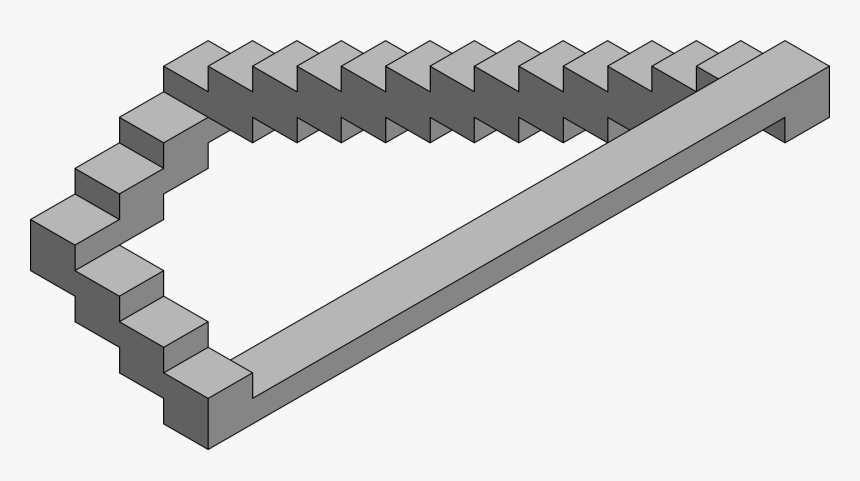 Png Royalty Free Library Amazing Stairwell Illusion - Penrose Stairs Ascending And Descending, Transparent Png