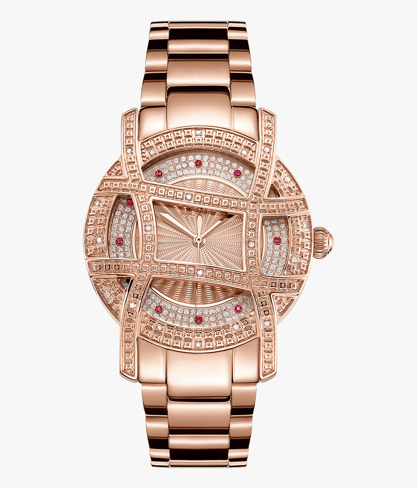 1 Jbw Olympia Jb 6214 10 A Rose Gold Diamond Watch - Diamond Rose Gold Watch, HD Png Download