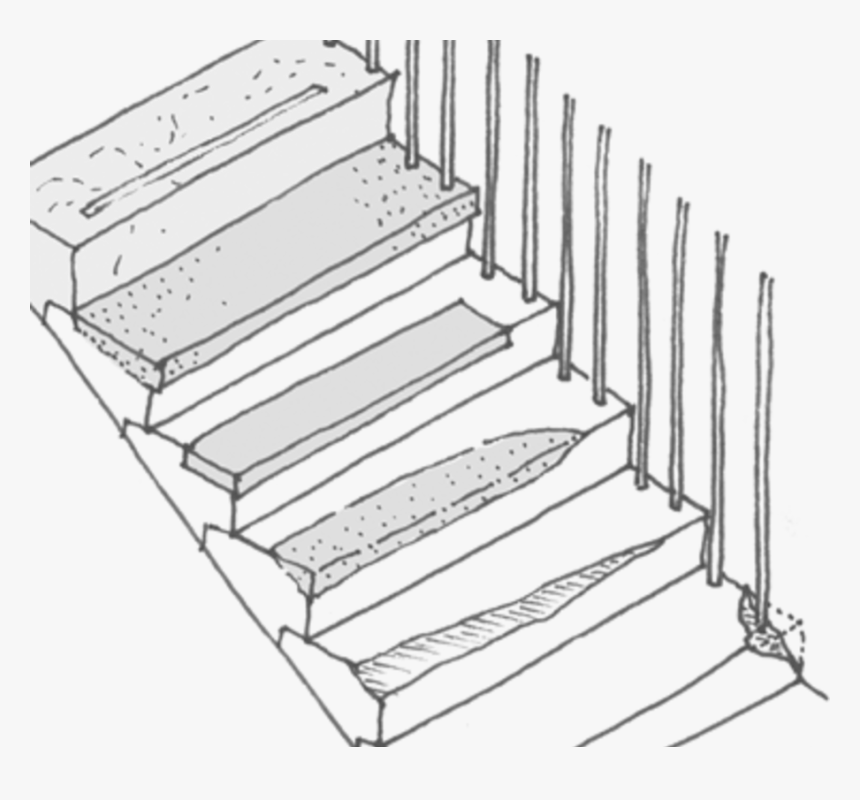 K2 3 - Broken Stairs Drawing, HD Png Download
