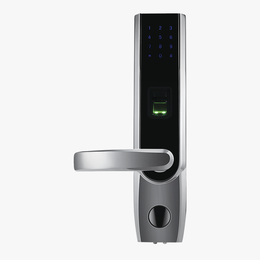 Cerradura Autónoma Izquierda Bluetooth De Huella Digital, - Lock, HD Png Download