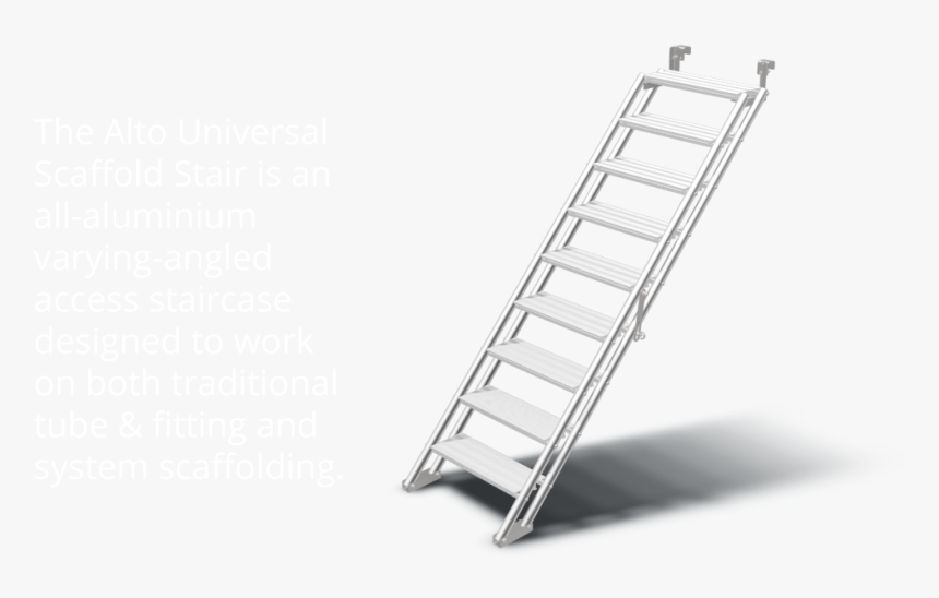 Alto Universal Scaffold Stair - Stairs, HD Png Download