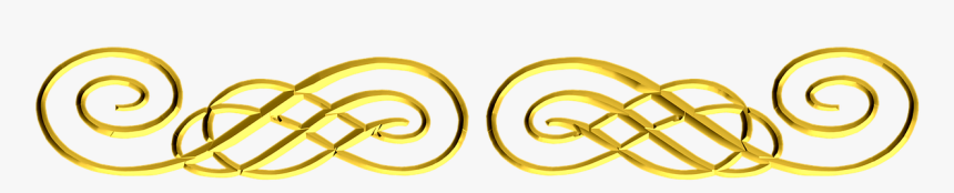 Flourish Border Gold - Portable Network Graphics, HD Png Download