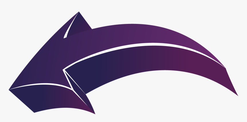 3d Arrow Purple Png, Transparent Png
