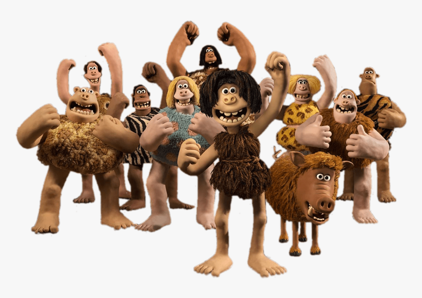 Early Man Tribe Cheering - Early Man Png, Transparent Png