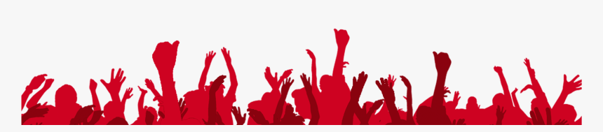 Cheering Silhouette At Getdrawings - People Partying Silhouette Png, Transparent Png