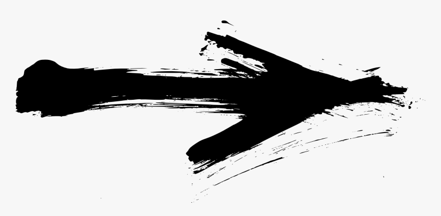 Banner Grunge Arrow Png - Transparent Graffiti Arrow, Png Download