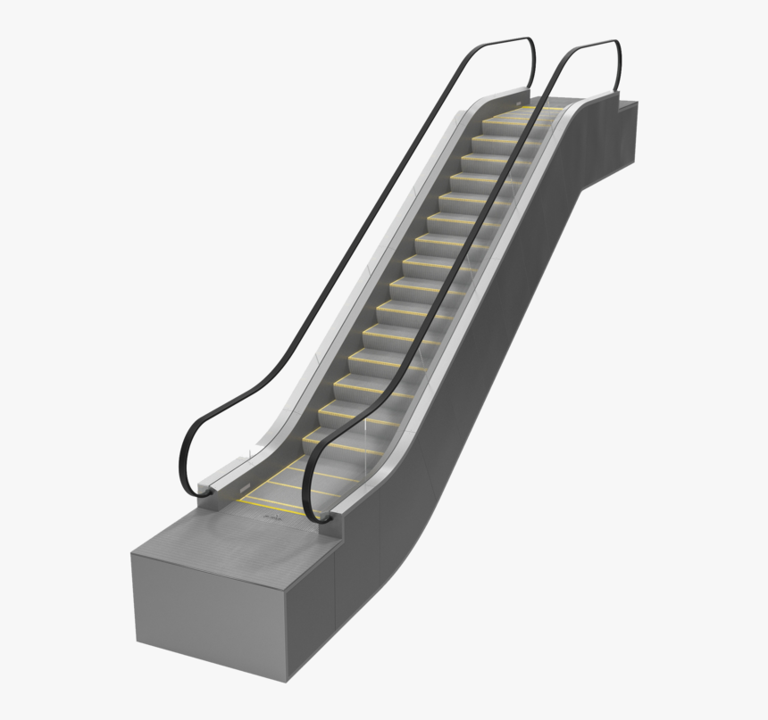 Escalator Black And White, HD Png Download