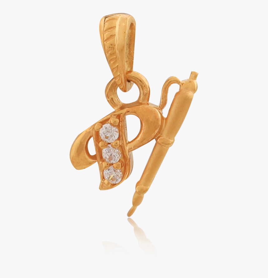 Trendy Gold Zircon Pendant - Pendant, HD Png Download
