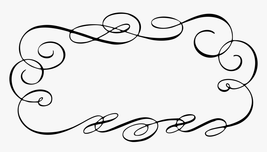 This Free Icons Png Design Of Flourish Frame - Portable Network Graphics, Transparent Png