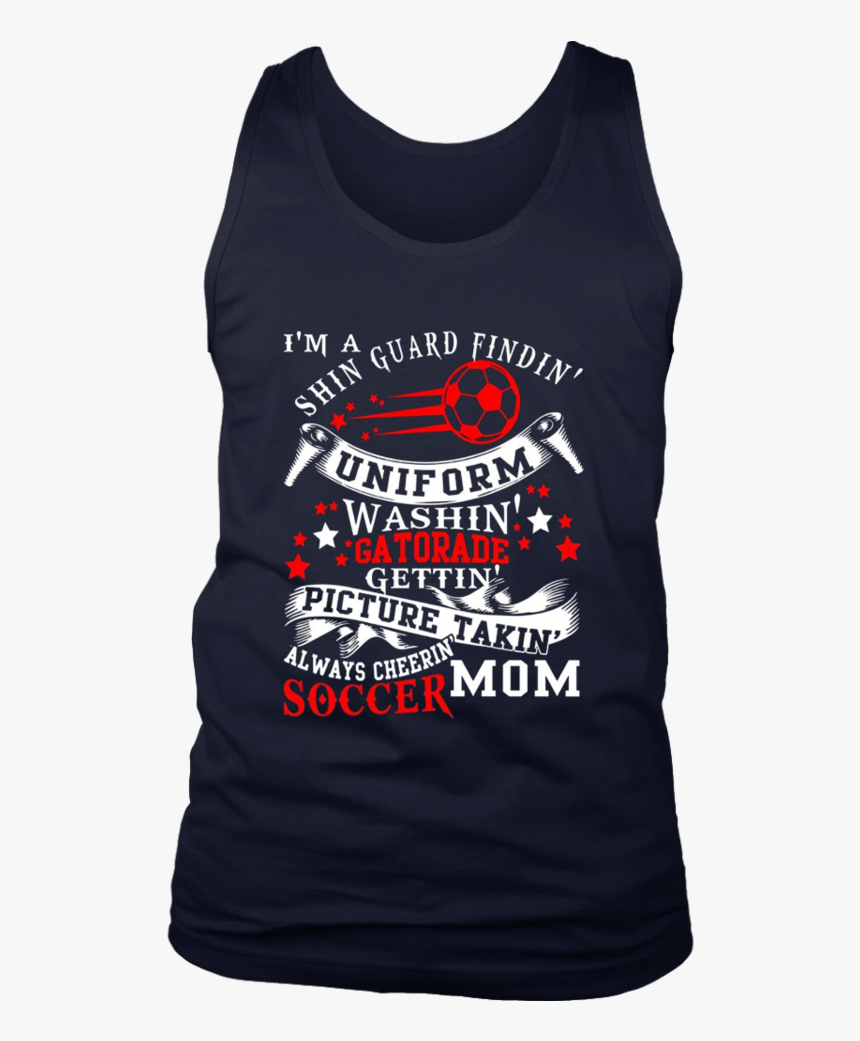 Always Cheering Soccer Mom T Shirt - Active Tank, HD Png Download