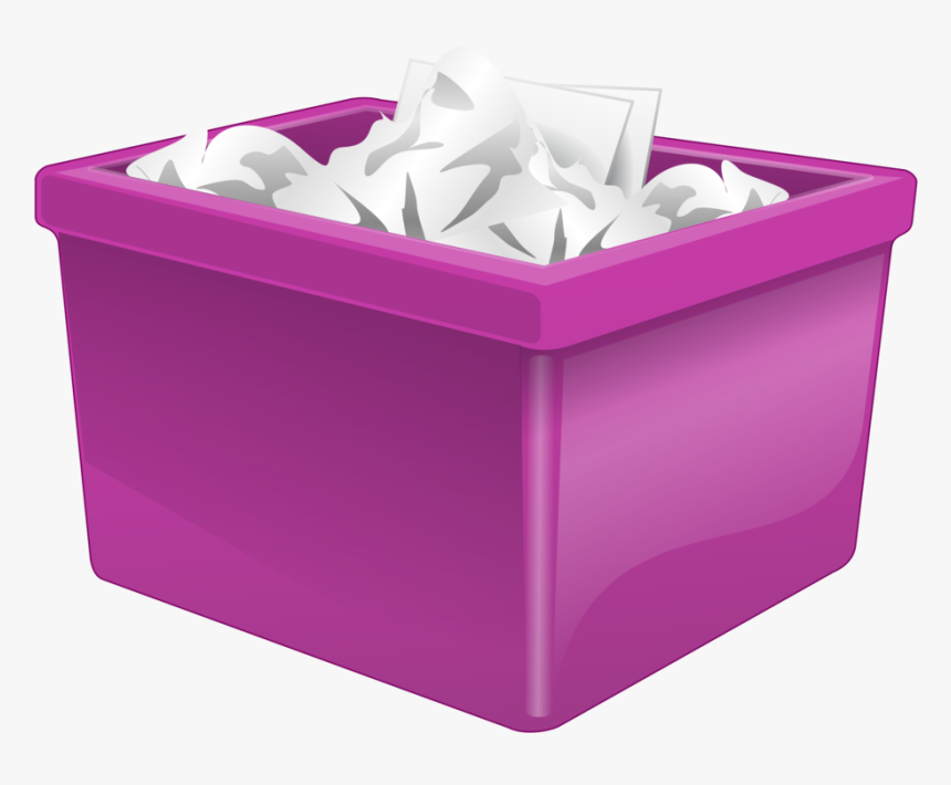Purple,box,magenta - Recycle Bin, HD Png Download
