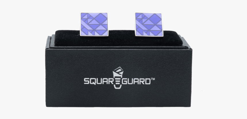 Purple Geometric Cufflink - Box, HD Png Download