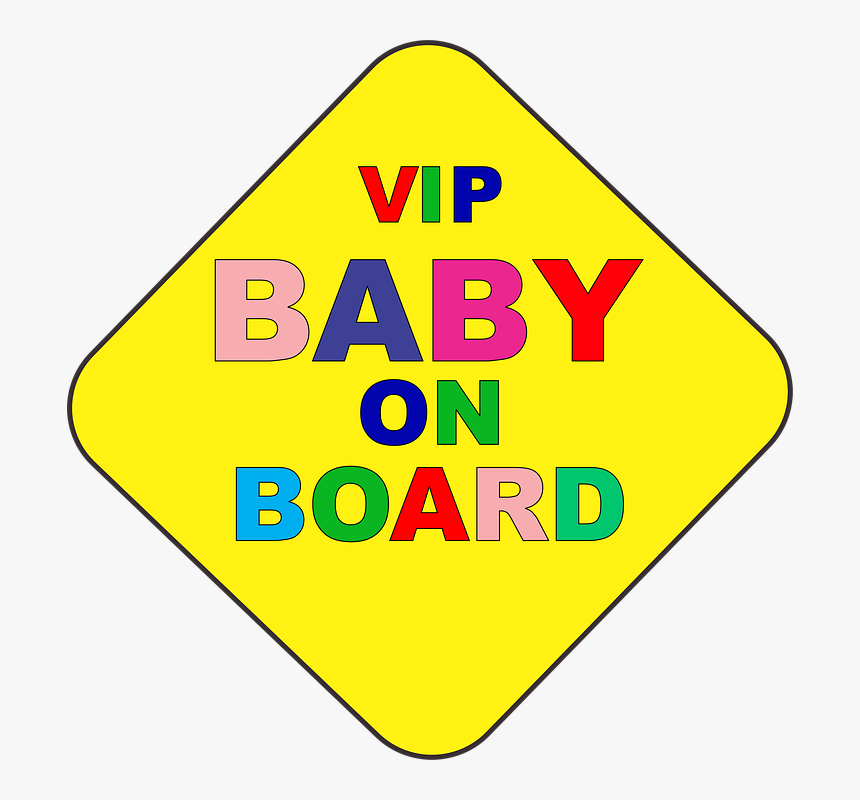 Baby, On, Board, Sign Original, Design - Child Safety Pbg, HD Png Download