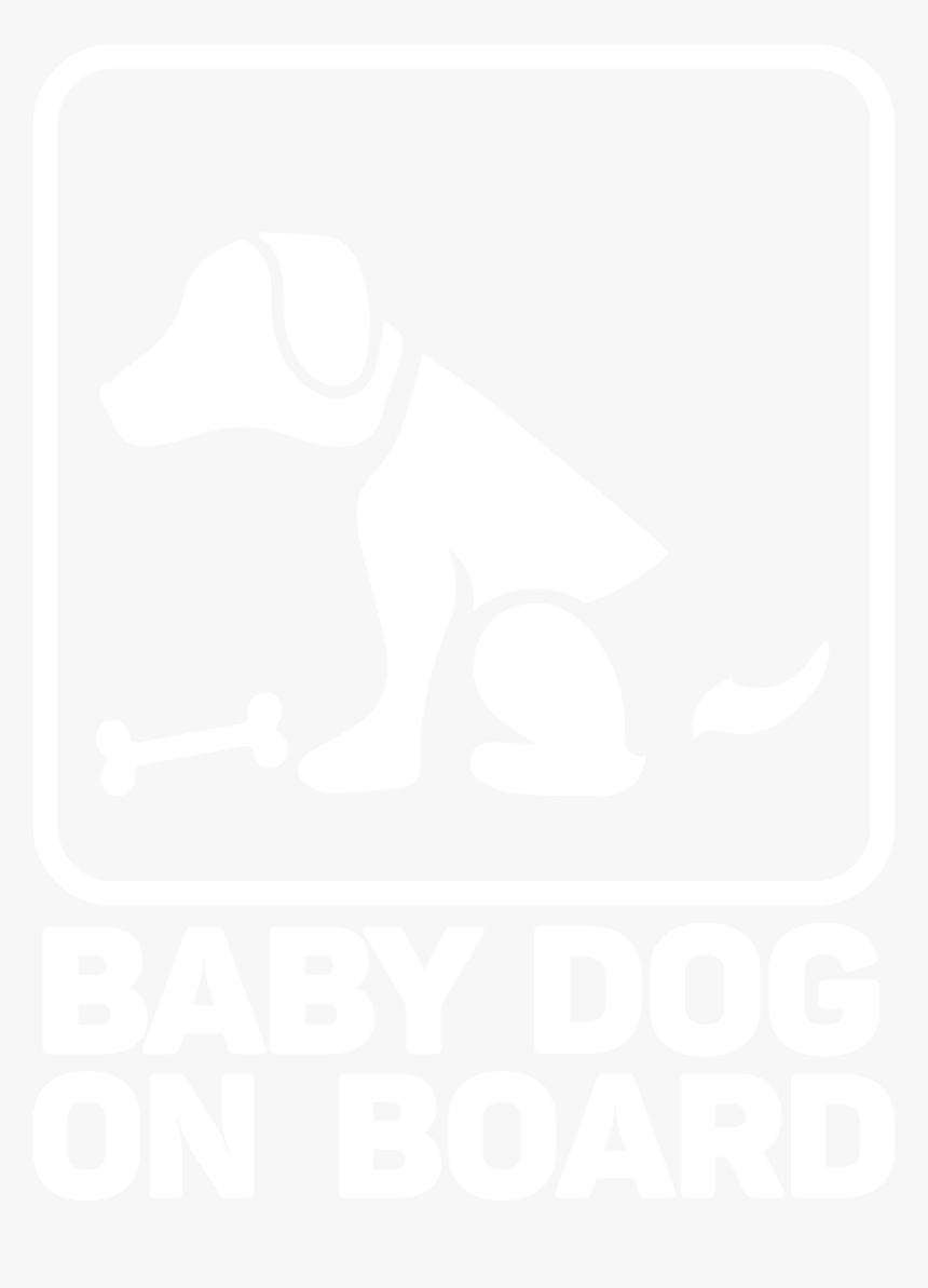 Baby On Board - Dog, HD Png Download