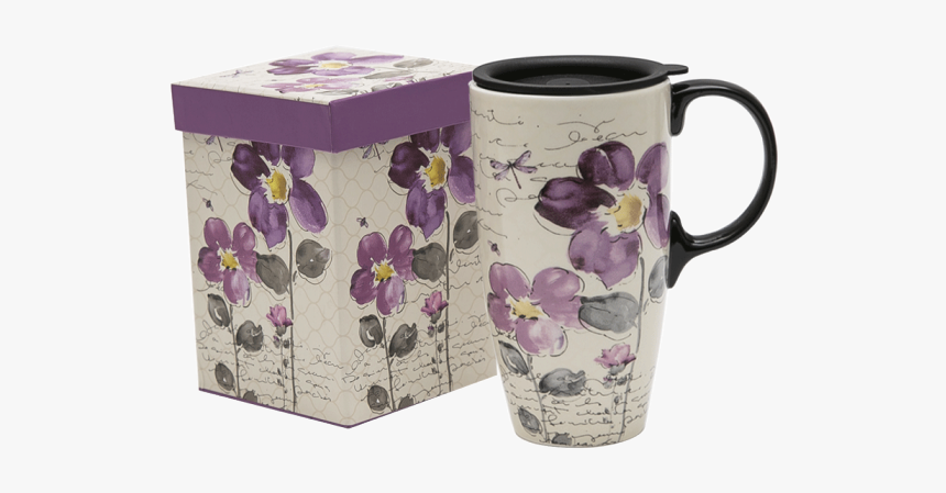 Tall Ceramic Travel Mug 17 Oz - Mug, HD Png Download