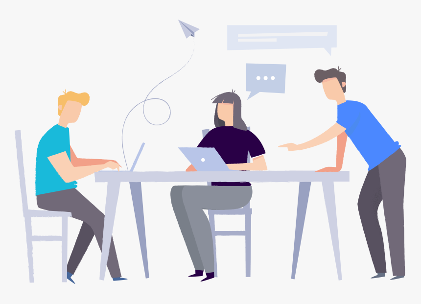 People On Computers - Công Việc Ổn Định, HD Png Download