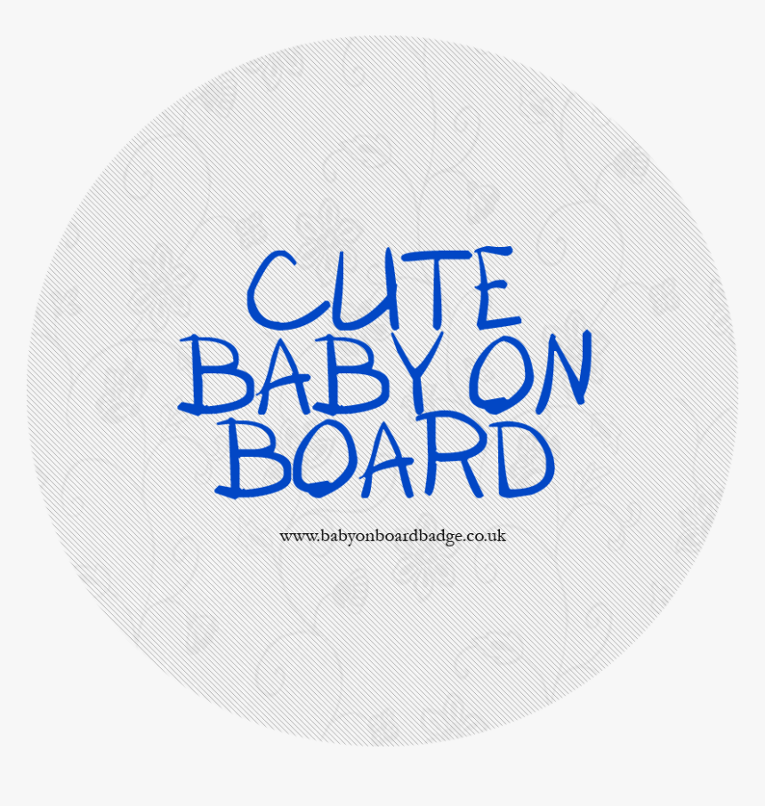 Cute Baby White With Blue - Circle, HD Png Download