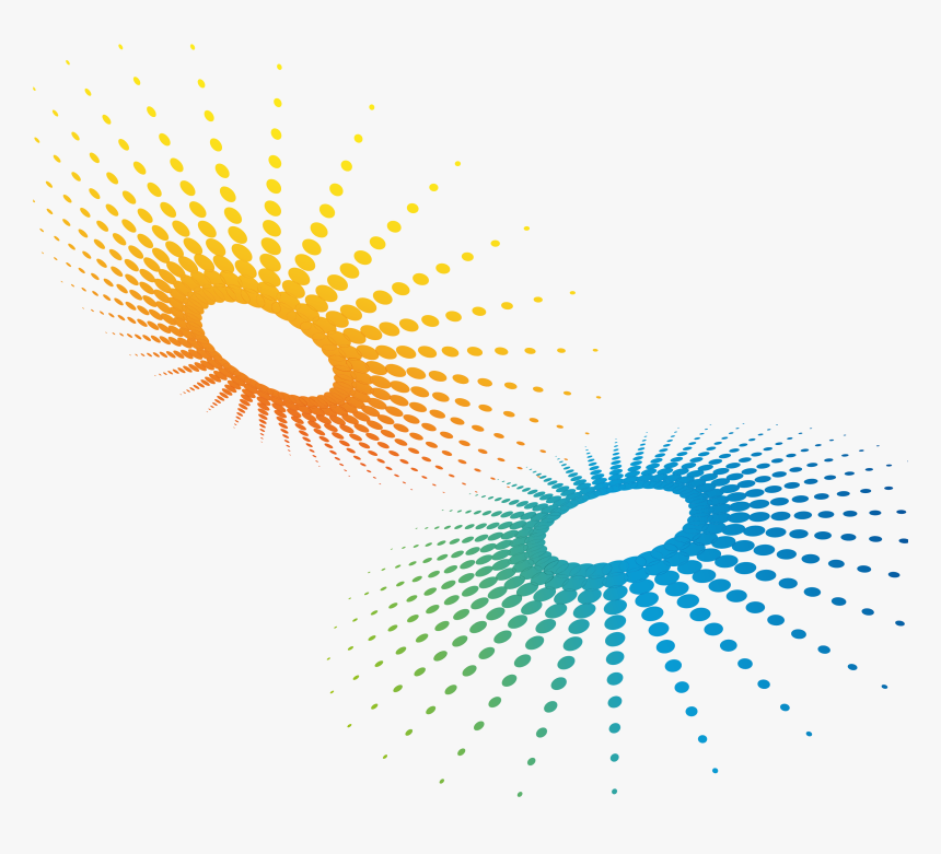 Vector Dots Wave - Dot Vector Color, HD Png Download