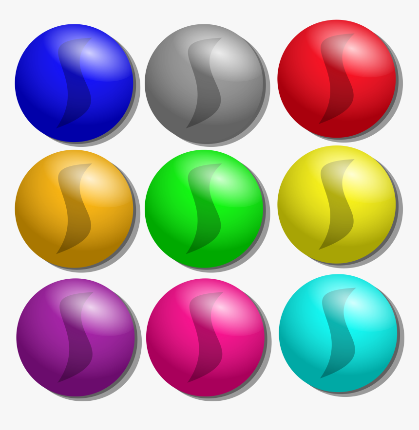 Dots Clip Arts - Marbles Cartoon, HD Png Download