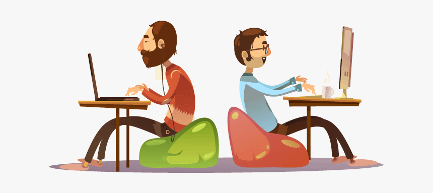 Illustration Of Coworking, HD Png Download