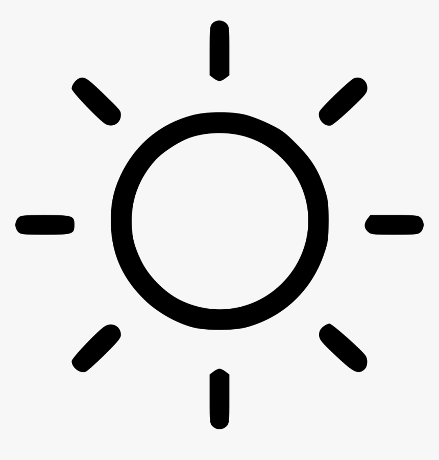Weather Sun Nature Light Lightning Shine - Luminosity Icon Png, Transparent Png