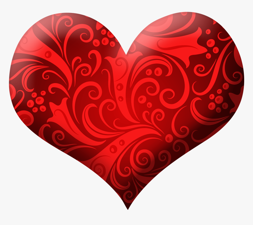 Red Heart Png, Transparent Png