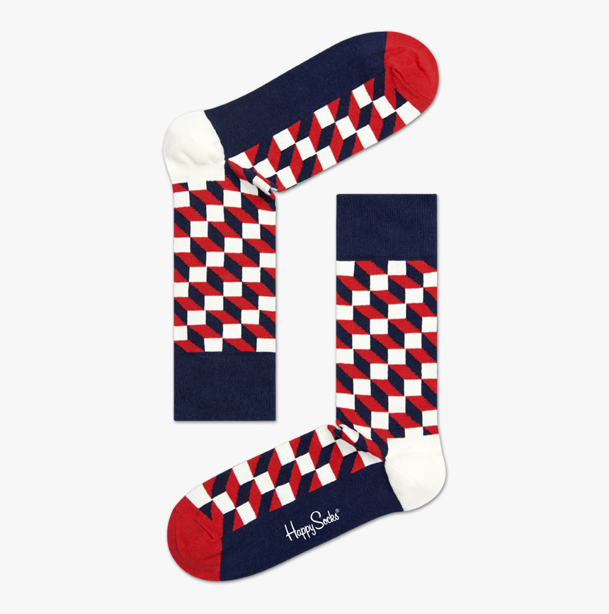 Product Image - Happy Socks Red White Blue, HD Png Download