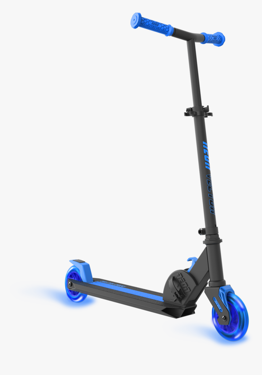Neon Vector Scooter Blue, HD Png Download