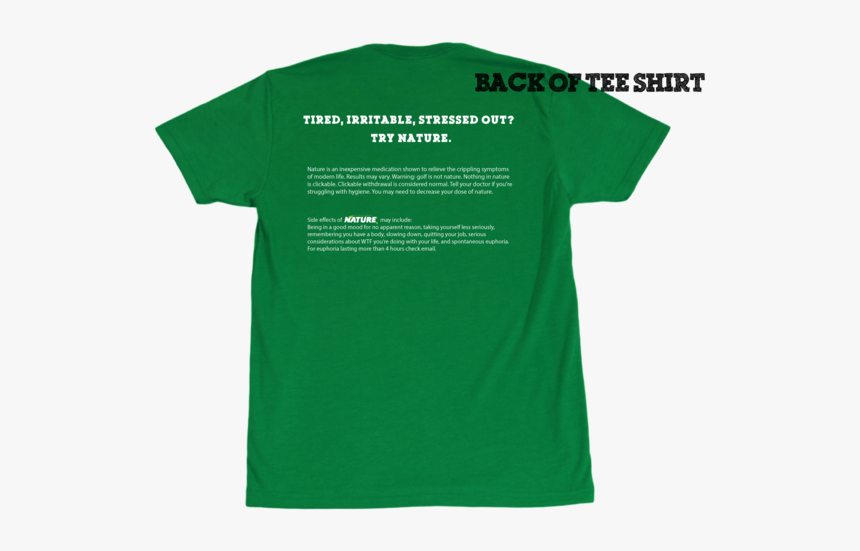 Nature Rx Side Effectstee Shirt Back - Liquid Swords Shirt, HD Png Download
