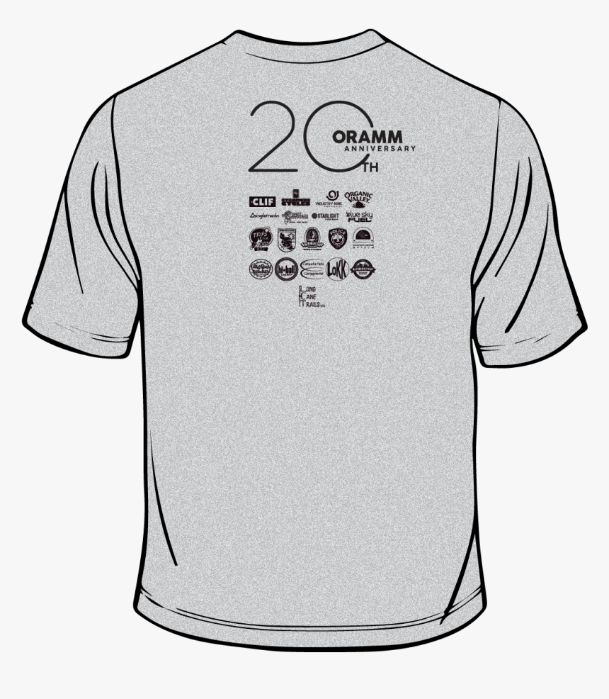 2019 Oramm Tshirt Back - Active Shirt, HD Png Download