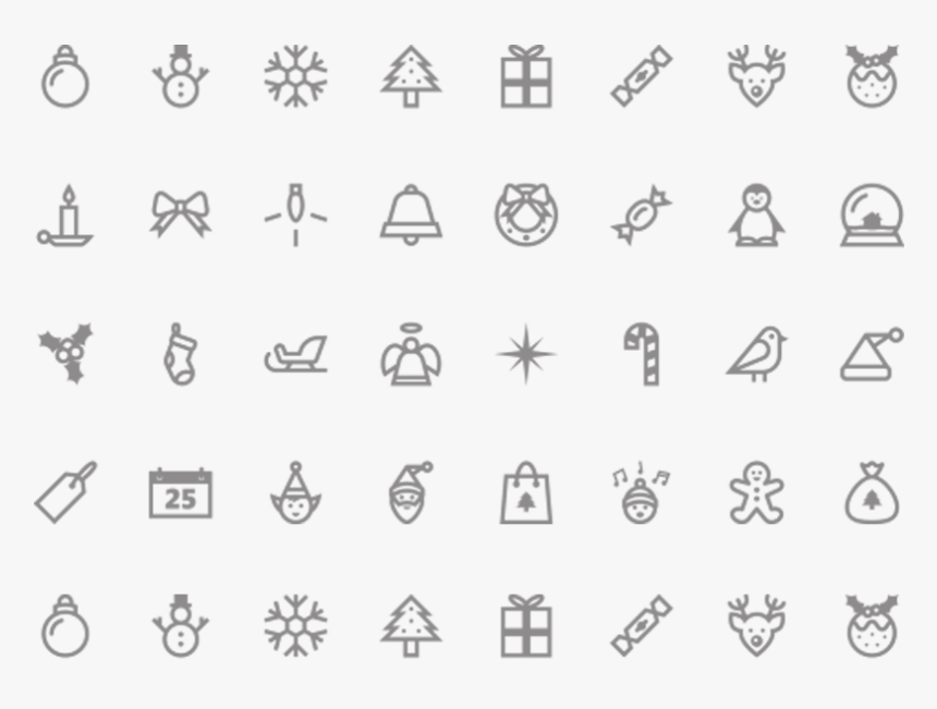 Banner Background Icons - Merry Christmas Icon Free, HD Png Download