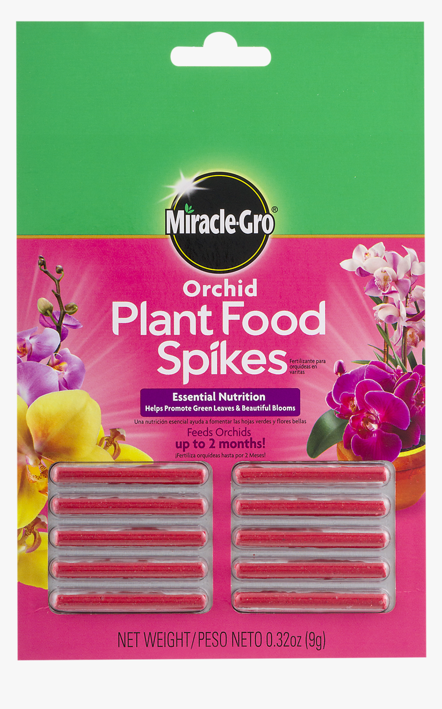 Miracle Gro Orchid Plant Food Spikes, HD Png Download