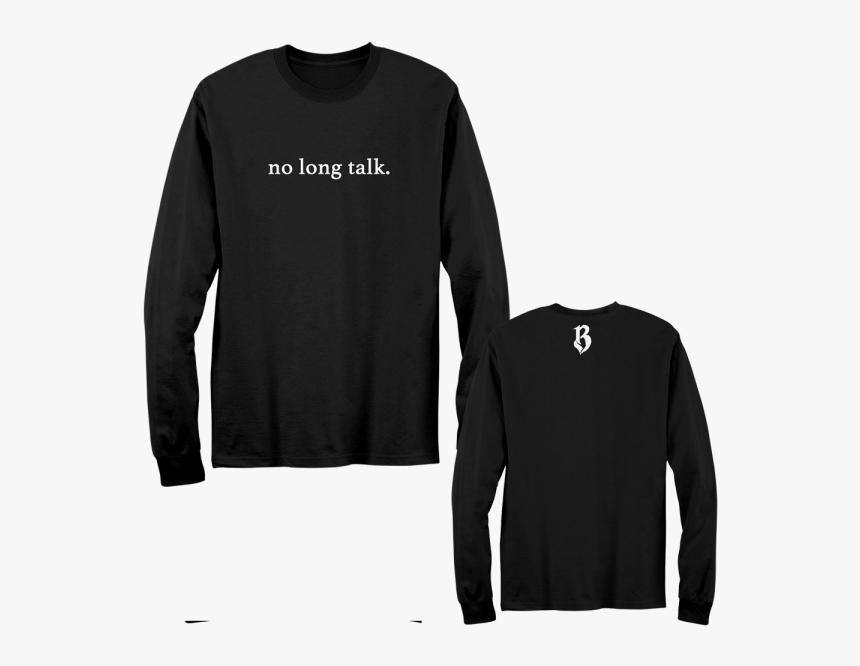 Champion Long Sleeve Black Back, HD Png Download