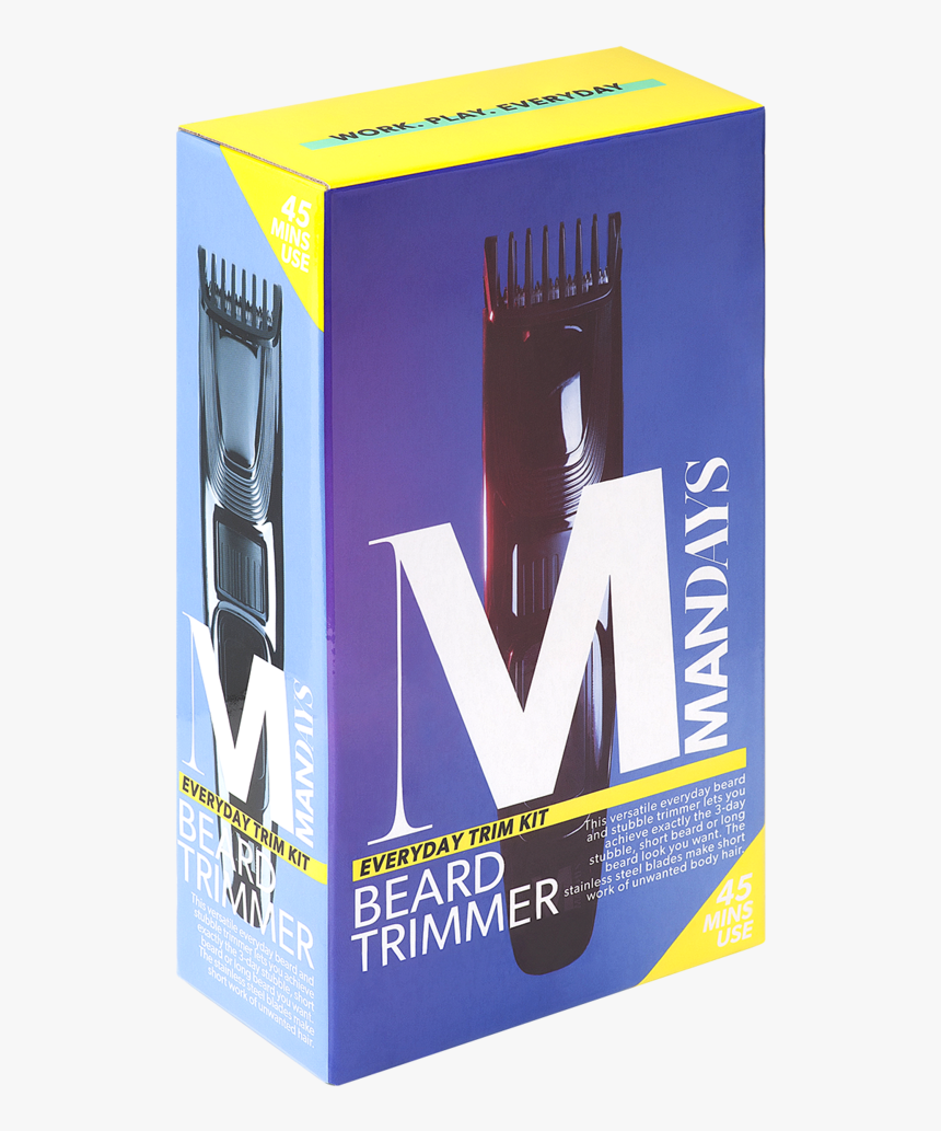 Box Beard Trans - Mandays Hair Clipper, HD Png Download
