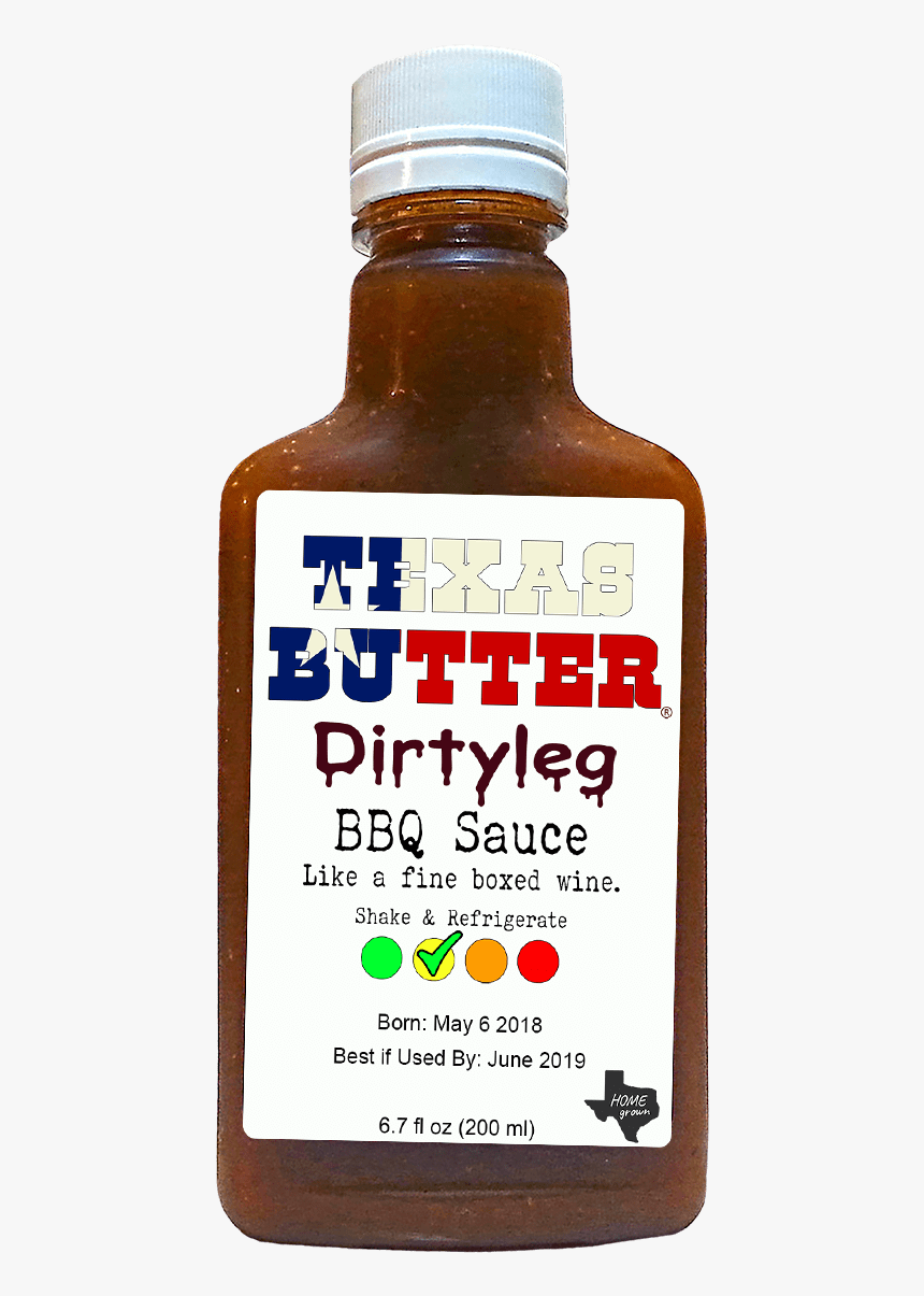 Texas Butter Bbq Sauce - Glass Bottle, HD Png Download