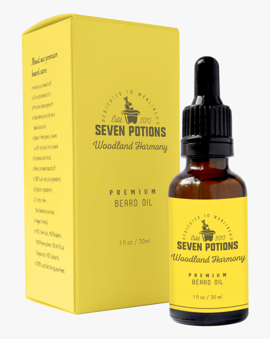 Seven Potions Beard Oil Woodland Harmony To Grow A - Fruit, HD Png Download