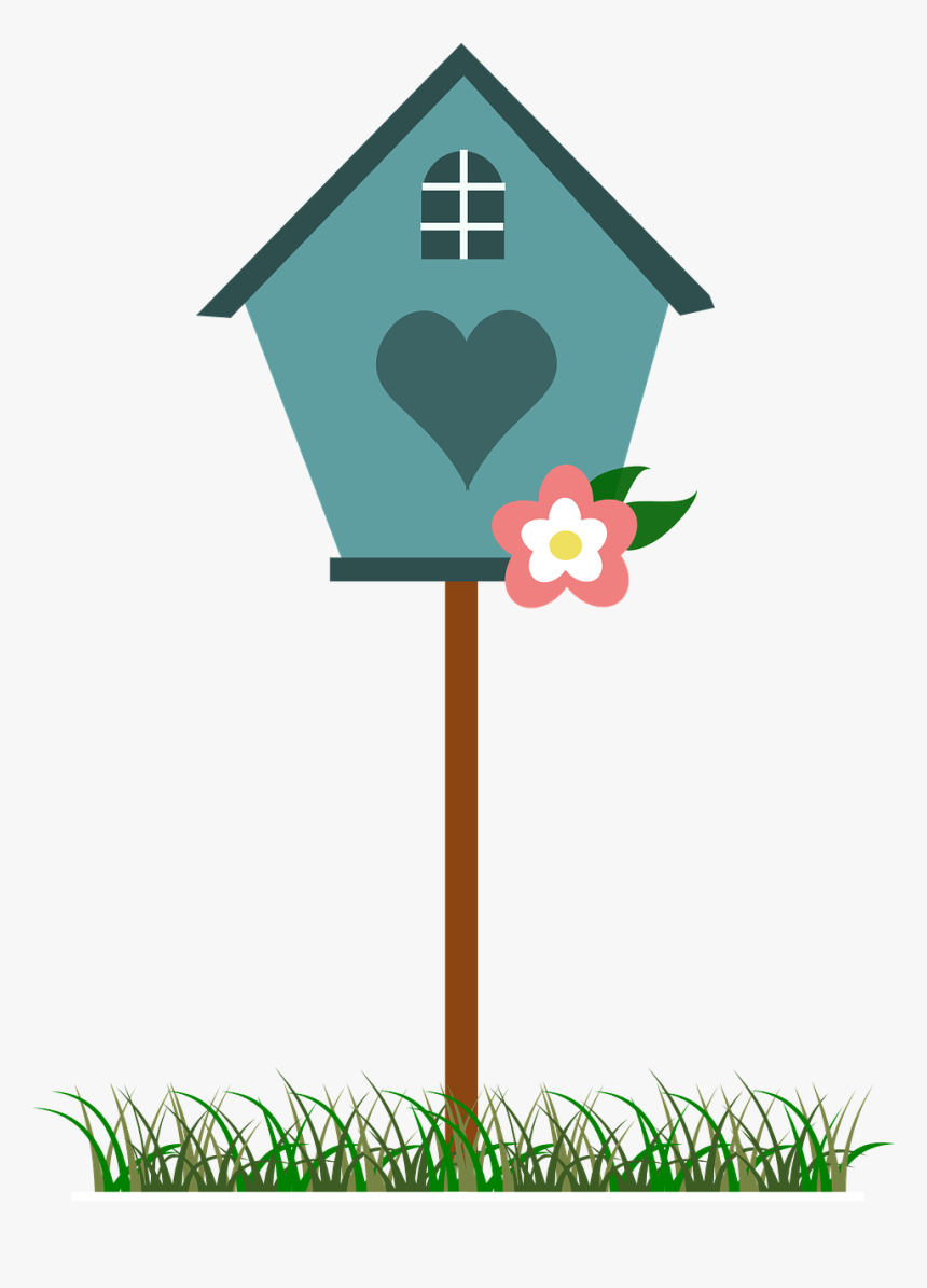 Cute Bird House Clipart, HD Png Download