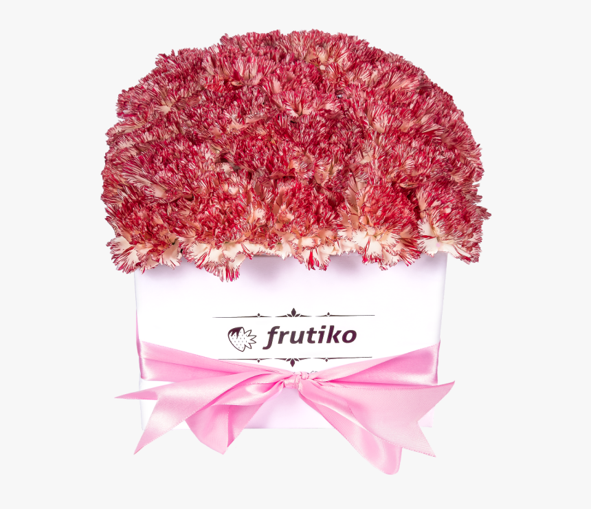 White Box Of Pink Carnations - Love Lies Bleeding, HD Png Download