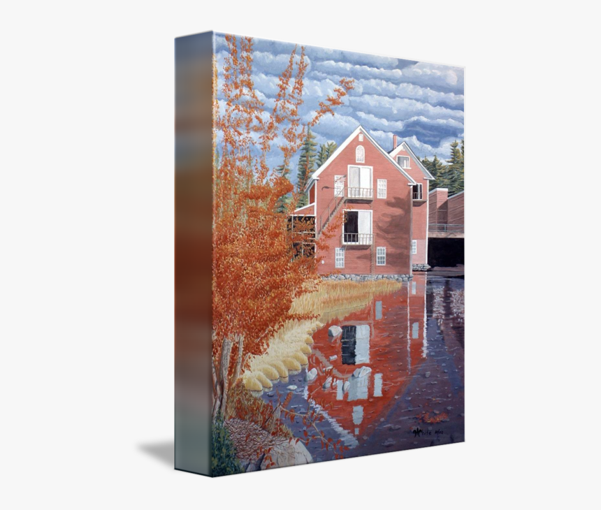 Clip Art In Fall By Dominic - Pink New England Paintings, HD Png Download