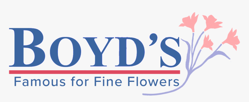 Logo For Boyd S Flowers Wilmington - Long Beach New York, HD Png Download