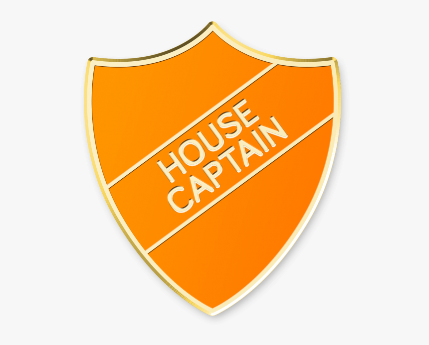 School Badges Pink House Captain Enamel School Shield - Captain, HD Png Download